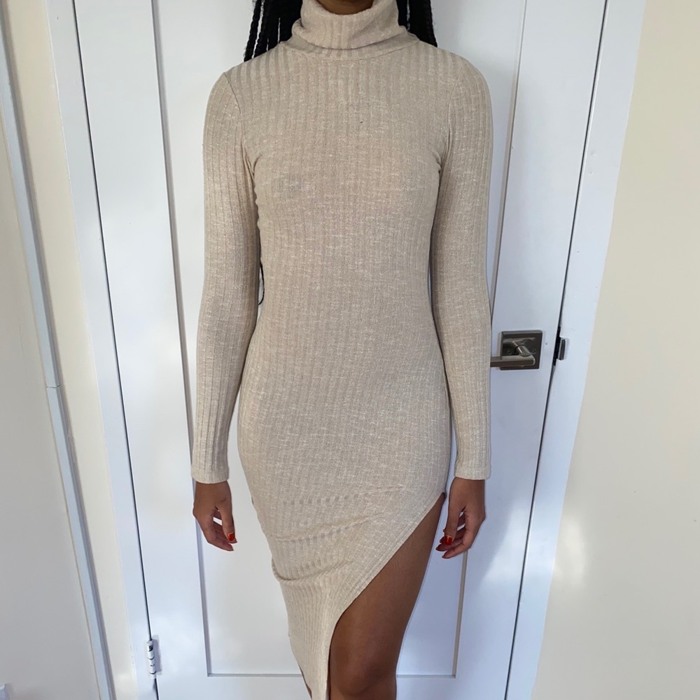 Turtleneck dress